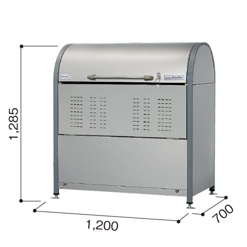 ヨドコウ ダストピット ゴミ収集庫 DPNC-650(アジャスター付) : 環境 