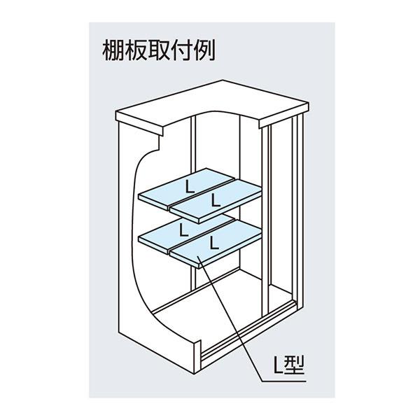 ヨド物置 ヨドコウ 物置 エスモ ESF-1007A  [屋外収納庫/小型倉庫/ガーデニング小屋/庭] ウッディココア [製品5年保証]｜eco-life｜03