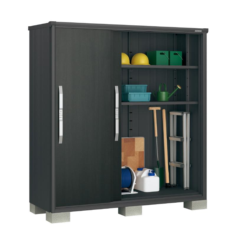 物置 屋外 ヨド物置 ブラックエスモ ESF-1807A-BK-WE ウッディエボニー