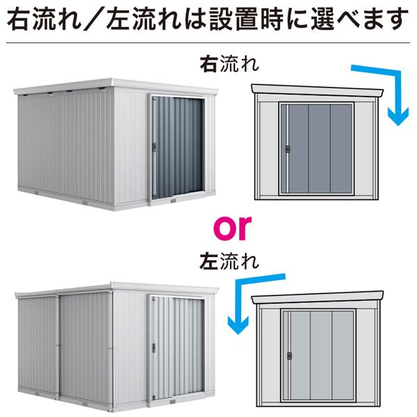 物置 屋外 イナバ物置 フォルタ縦長大型 FT-2652H 多雪・豪雪型 チャコールグレー [製品5年保証] 収納｜eco-life｜03