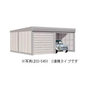 タクボ　ガレージ　ベルフォーマ　送料別途　オーバースライド扉　3連棟　多雪地用通常型　SL-S10265