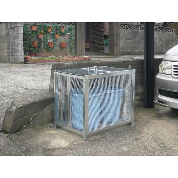 テラダ ゴミステーション GM-90N ゴミ収集庫 大型 ゴミ箱 屋外 町内会