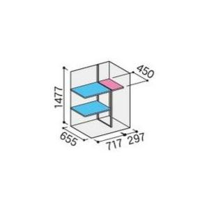 イナバ物置 シンプリー 屋外収納 スチール MJX-117DP(長もの収納タイプ)|eco-life|03