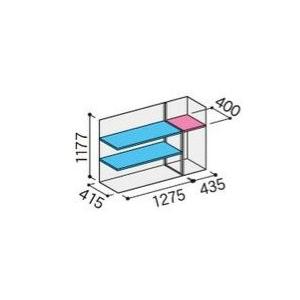 イナバ物置　シンプリー　屋外収納　スチール　MJX-175CP(長もの収納タイプ)