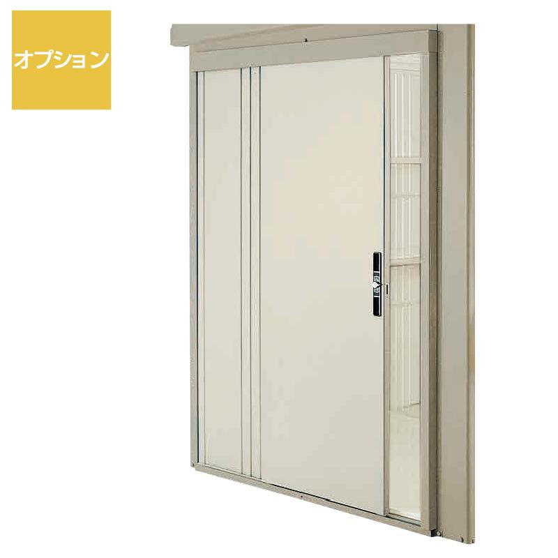 【バナナ】札幌市☆タクボ/物置/ガレージ/3ドア引き戸/窓付/W1600mm×奥行2460mm/近郊格安自社配送♪ タクボ物置トールマン・シャッターマン専用 オプション サイド扉 JD