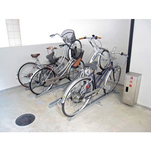 ダイケン 傾斜式サイクルスタンド KS-F286(スタンドピッチ280mm) 収容