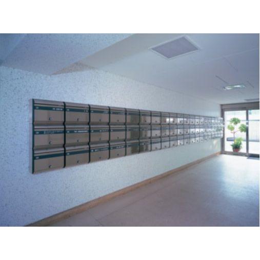 マンション 集合ポスト 田島メタルワーク 屋外集合薄型 ラッチ錠 前