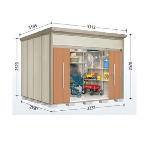 タクボ物置　Mr.トールマン　ダンディ　屋外収納　大型　多雪型　スチール　JN-S3229　標準屋根