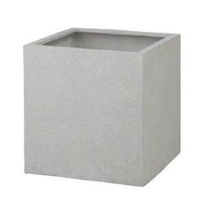タカショー プランター キューブポット カント(640)ホワイト PIA-C01lW 368136 幅640×奥行640×高さ640mm KSK