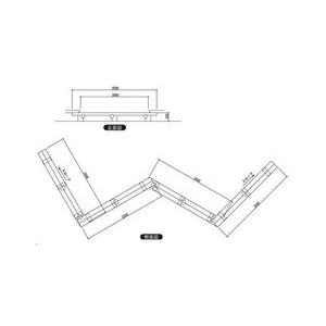 アジリティー ドッグ遊具 屋外常設 丸太平均台 DG-UG007 送料別途