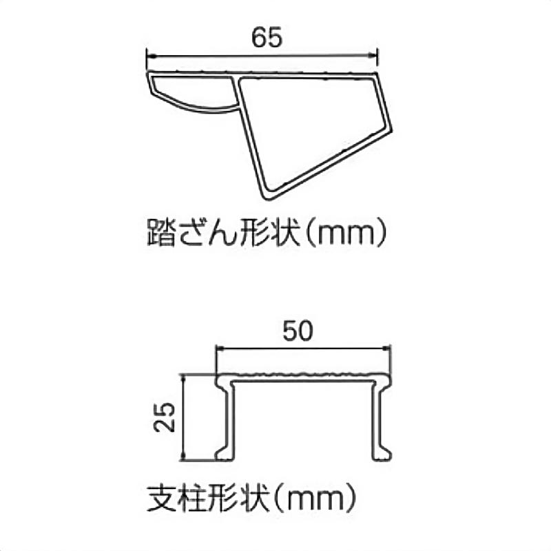 長谷川工業 脚立(仮設工業会認定品) TAK-09D ハセガワ 個人宅配送不可_2
