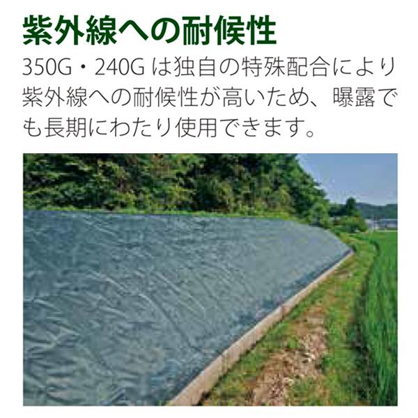 ザバーン 防草シート 350グリーン 1m×30m グリーンフィールド 除草 個人宅配送不可｜eco-life｜02