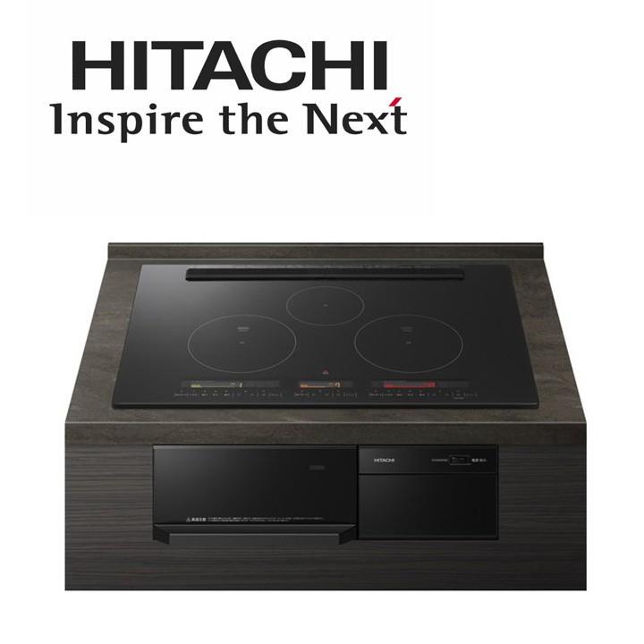 IHクッキングヒーター HT-M300HTWF(H) 750mm 通販 IHクッキングヒーター 幅75cm 日立 HT-M200XTWF-W M200Tシリーズ 3口IH オールメタル対応(右IHのみ) IHヒーター IH調理器