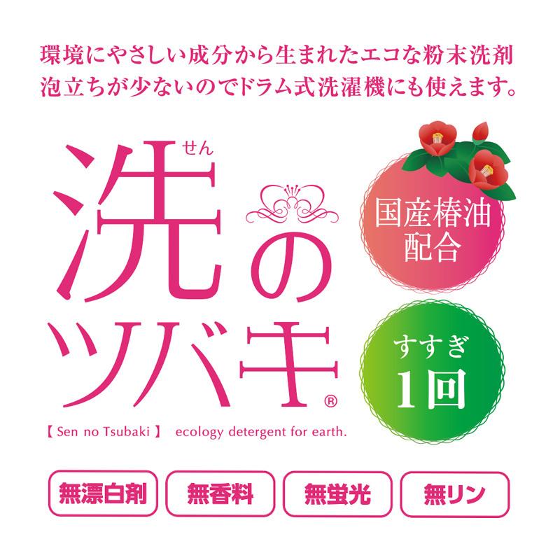 洗のツバキ 1.3kg 合成界面活性剤ゼロ 無香料 蛍光増白剤 不使用 エコ
