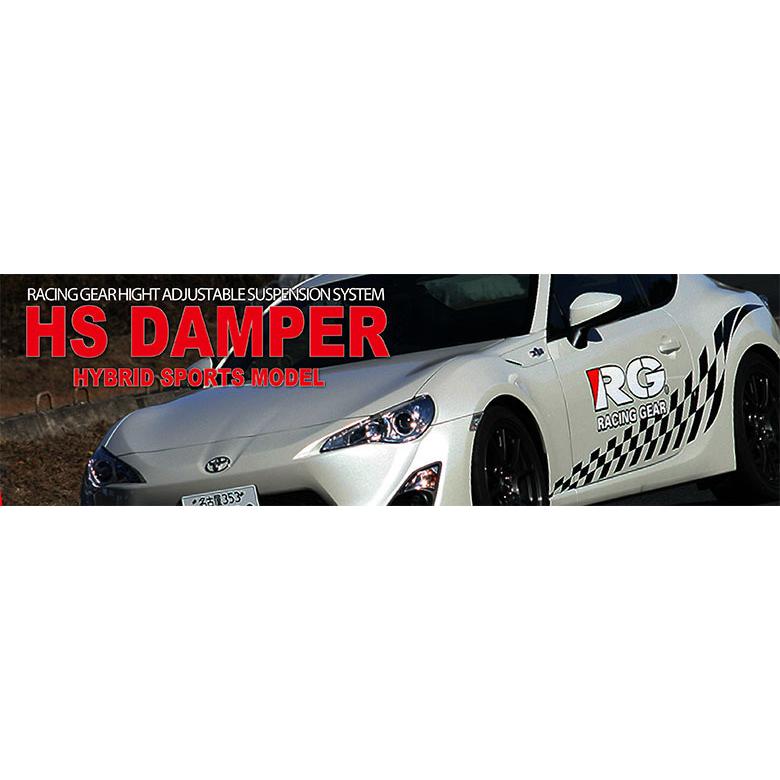 RG レーシングギア ビート PP1 HS DAMPER 車高調 アッパーマウント付