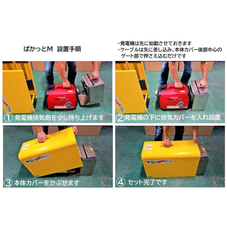 防音ボックス「ぱかっとM」 発電機ホンダEU9・16・18i ヤマハ 防音ボックス「ぱかっとM」 発電機ホンダEU9・16・18i ヤマハ