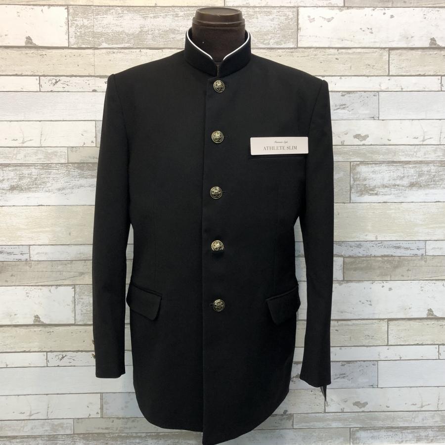 わけあり品 詰襟学生服 170A ベンクーガー ATHLETE SLIM ポリエステル