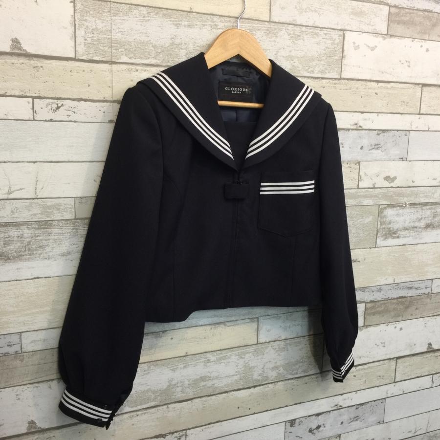 日本製 在庫限り 桜SAKURA 前開きセーラー服 濃紺 3本ライン 日本製 在庫限り 桜SAKURA 前開きセーラー服 濃紺 3本ライン