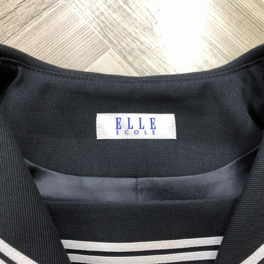ELLE（エル） 【ランクC】セーラー服 160A 黒 スリムシルエット