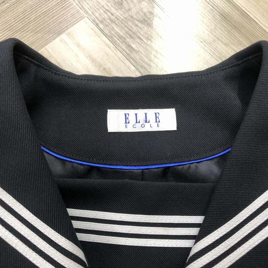 ELLE（エル） 【ランクB】セーラー服 160A 黒 スリムシルエット