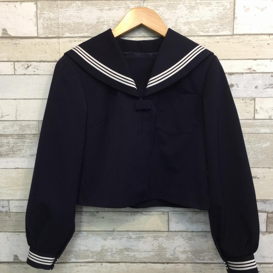 KANKO ランクB セーラー服 160A KANKO レギュラーシルエット 紺 ウール