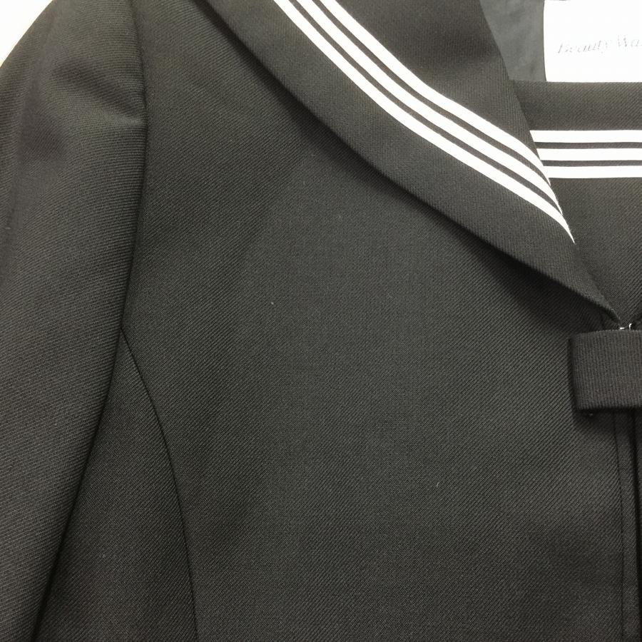 KANKO 【ランクA】セーラー服 160A Beauty Wash 黒 スリムシルエット