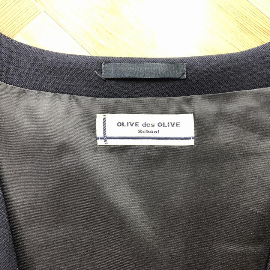 OLIVE des 【ランクB】 冬用ジャンパースカート 前箱ヒダ OLIVE OLIVE des 【ランクB】 冬用ジャンパースカート 前箱ヒダ OLIVE