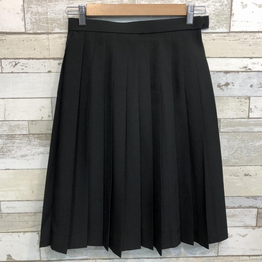 KANKO ランクC 夏スカート 24本ヒダ 63×57 黒 ポリエステル100