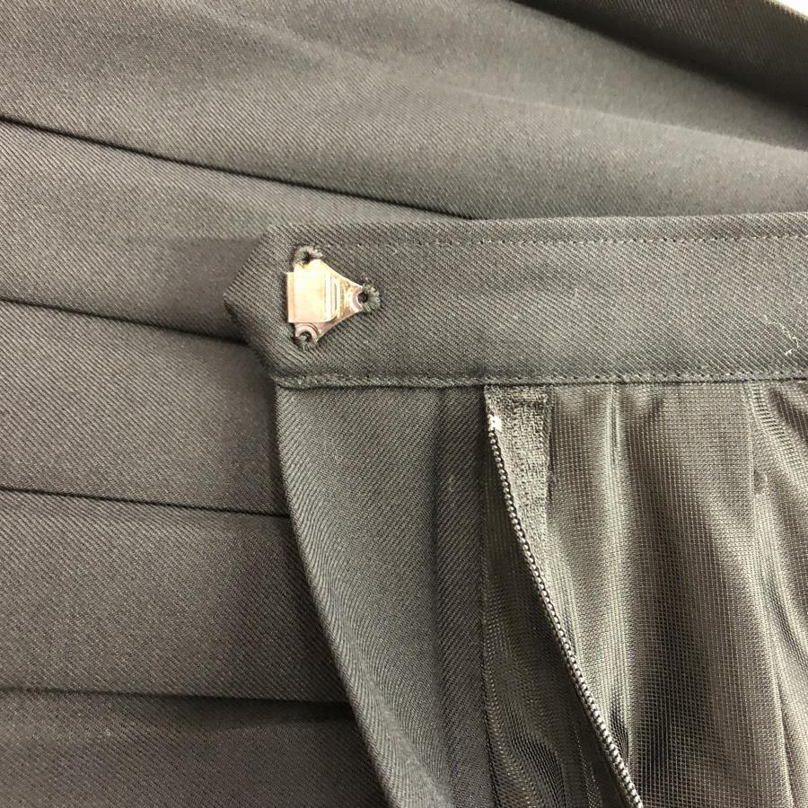 ランクB 冬スカート 24本ヒダ 富士ヨット 60×58 黒 ウール100