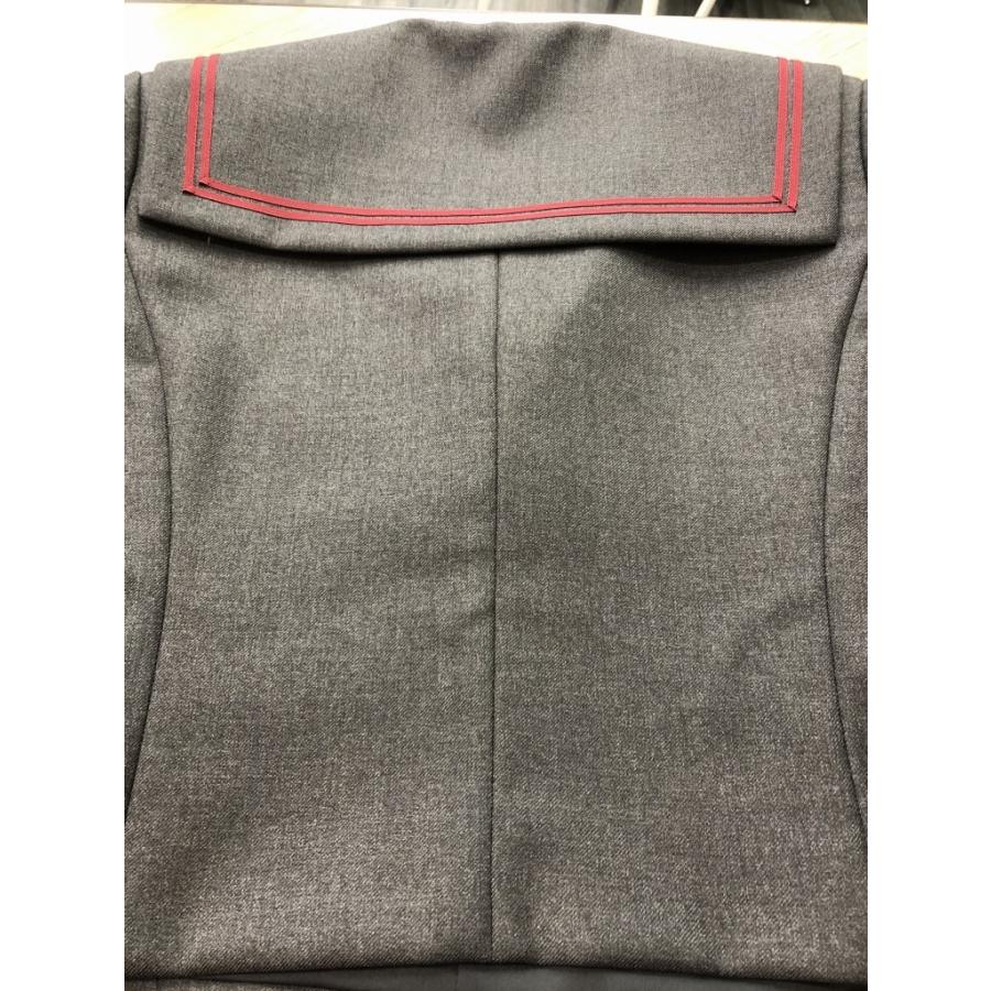 ELLE（エル） アウトレット品 在庫限り セーラー服 グレー エンジ2本