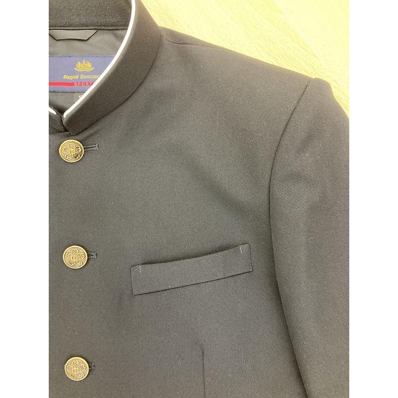 ランクB】詰襟学生服 170A スポーツ ポリエステル70% ウール30  