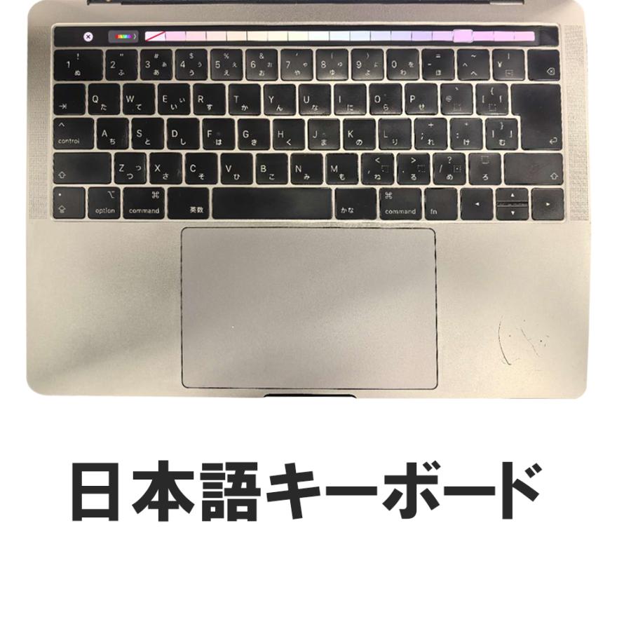 MacOS Monterey Apple MacBook Pro A1989 Touch Bar 13.3インチ2,560 x 1,600ピクセル 第八世代i7 大容量メモリ16GB+SSD256GB Type-c  中古ノートパソコンの画像