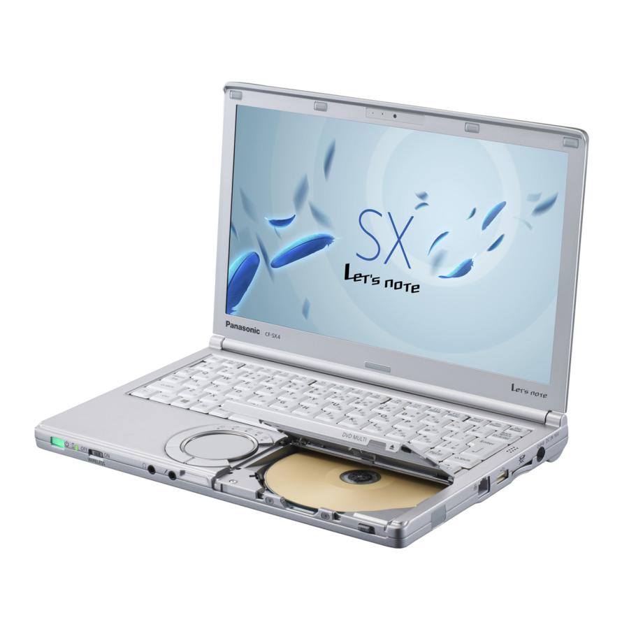 中古パソコン panasonic Let's note CF-SX2 第三世代Corei5 メモリ8GB 新品SSD256GB DVDマルチ MS Office2021 Win10 中古ノートパソコン 訳あり｜eco-stage-japan｜03