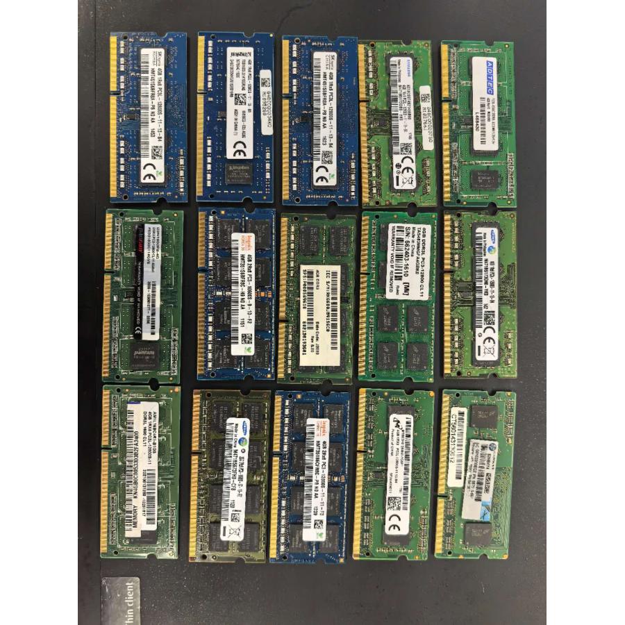 メモリ　pc3l 4g x 500枚セット ノートパソコン用メモリ PC3/PC3L/PC4 12800/2133/2400/2666 パソコン