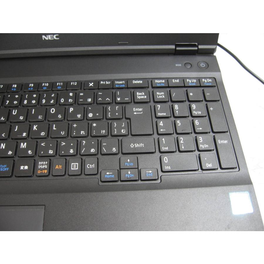 テンキー＆カメラ＆DVD内蔵 NEC 15型ノートパソコン 中古 Windows11 MSoffice2024 第十世代Corei5 中古パソコン HDMI Bluetooth WIFI USB3.0 中古ノートパソコンの画像