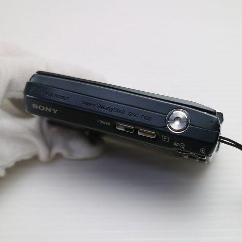 良品中古 Cyber-shot DSC-T100 ブラック 即日発送 SONY デジカメ