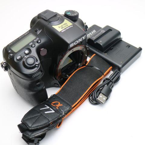 美品 α77 SLT-A77V ブラック ボディ 即日発送 SONY デジタル一眼 本体  