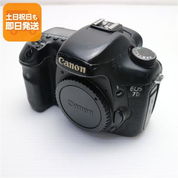 美品 EOS 7D ブラック ボディ 即日発送 デジ1 Canon デジタルカメラ