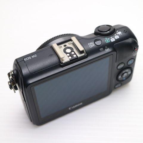 新品同様 EOS M2 ダブルレンズキット ブラック 即日発送 ミラーレス