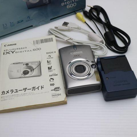 Canon - 中古 IXY DIGITAL 600 シルバー  M666 良品中古 IXY DIGITAL 600 シルバー 即日発送 Canon デジカメ