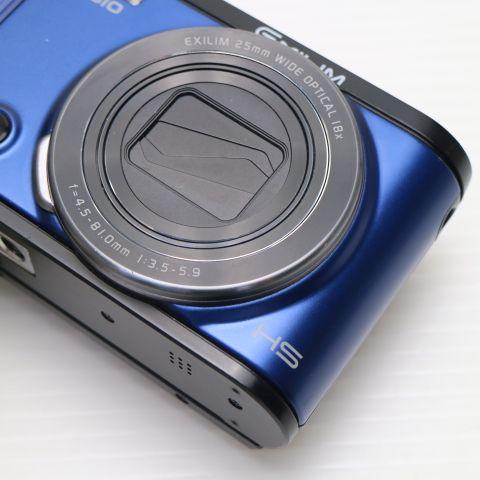 超美品 EX-ZR1600 ブルー 即日発送 コンデジ CASIO EXILM 本体 あす