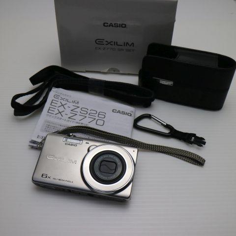 超美品 EX-Z770 シルバー 即日発送 デジカメ CASIO 本体 あすつく 土日