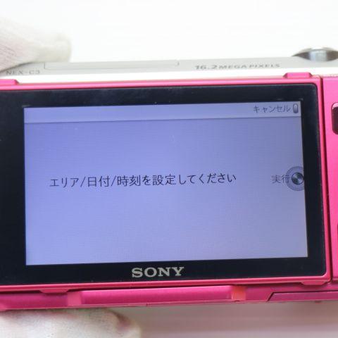 美品 NEX-C3 ピンク ボディ 即日発送 SONY デジタル一眼 本体 あすつく