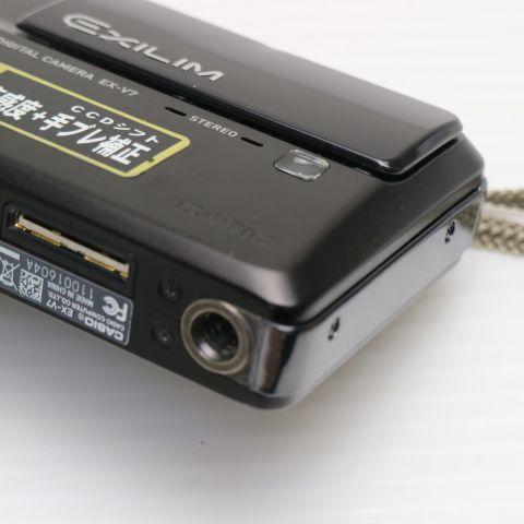 超美品 EX-V7 ブラック 即日発送 CASIO EXILIM デジカメ 本体 あすつく