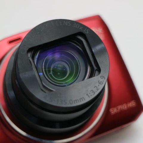 超美品 PowerShot SX710 HS レッド 即日発送 コンデジ Canon 本体 あす