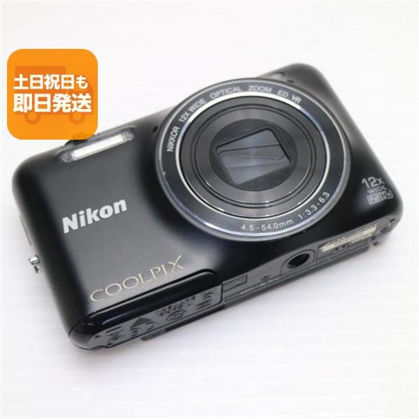 美品 COOLPIX S6600 スマートブラック 即日発送 デジカメ Nikon 本体