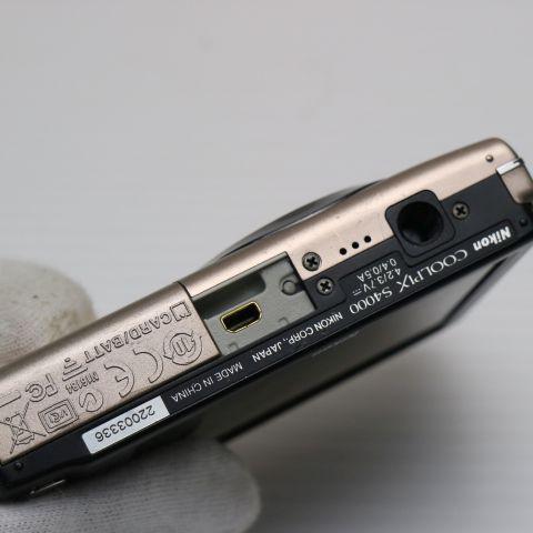 良品中古 COOLPIX S4000 ブライトブロンズ 即日発送 Nikon デジカメ
