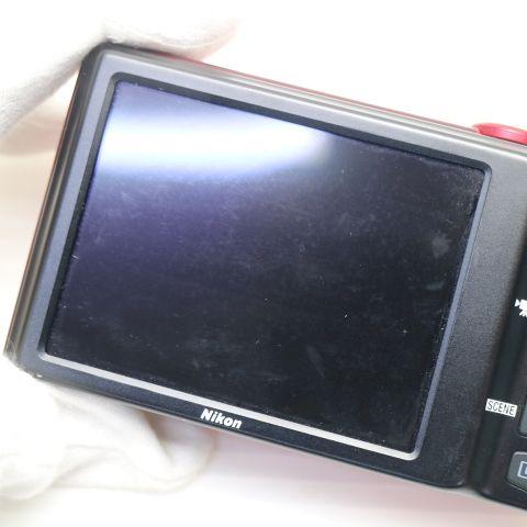 美品 COOLPIX S6100 スーパーレッド 即日発送 デジカメ Nikon デジタル