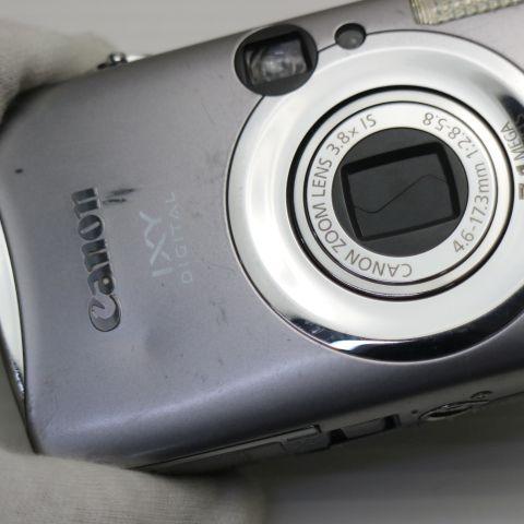 美品 【動作確認済】Canon　デジカメ IXY900IS シルバー 良品中古 IXY DIGITAL 900 IS シルバー 即日発送 Canon デジカメ