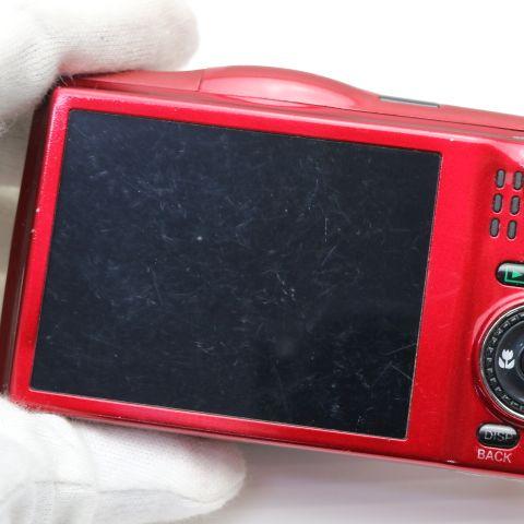 良品中古 FinePix F770EXR レッド 即日発送 デジカメ FUJIFILM